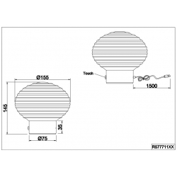 EARL LED GRAFITOWA LAMPA PRZENOŚNA  RL R57771154